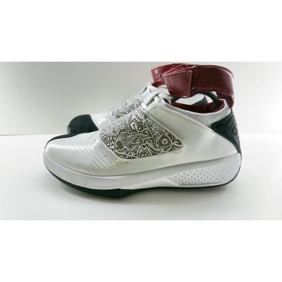 AIR JORDAN XX LASER OG 2005 WHITE/VARSITY RED-BLACK 310455 161 w/ Original Box main image 7